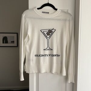 Alashan cashmere martini sweater size XS NWOT